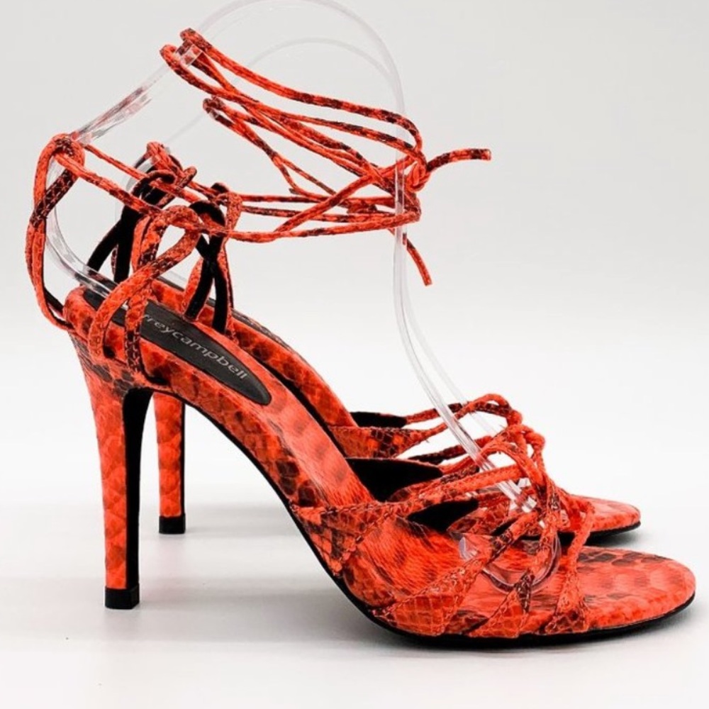 Nwot Jeffrey Campbell Numerical Python Strappy Sa… - image 1